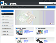 Tablet Screenshot of buytvparts.com